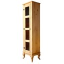 Ver imagem 2 de Cristaleira 1 Porta Vidro Torre Madeira Maciça Mel D161 Shop Jm Mel