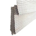 Ver imagem 5 de Persiana Bambu Romana Block Branca 80 (l) X 220 (a) Cm Cortina Madeira C/ Bandô 0,80 X 2,20