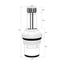 Ver imagem 4 de Reparo para Torneira Mecanismo M18 com 1/4 de Volta Del Metais