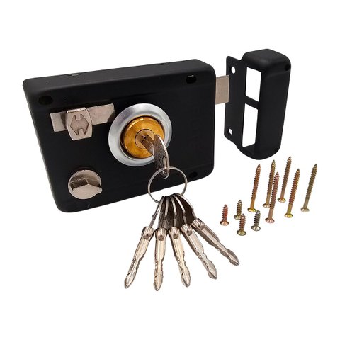 Fechadura Anti-furto com Pino Duplo e Chave Tetra Elite