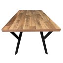 Ver imagem 2 de Mesa Estilo Industrial 100x90x75cm - Moderno Y