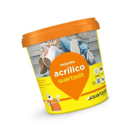 Rejunte Acrílico Quartzolit Cinza Outono 1kg