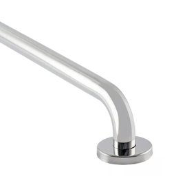 Alça Apoio 60cm Inox Kit 5 Uni Barra Suporte Anti Queda Idoso Deficiente Gestante Acessibilidade Ban - 4