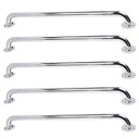 Ver imagem 1 de Alça Apoio 60cm Inox Kit 5 Uni Barra Suporte Anti Queda Idoso Deficiente Gestante Acessibilidade Ban