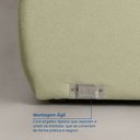 Ver mais imagens de Sofá Modular Sumiê 80cm Esquerdo Orla CabeCasa MadeiraOriginals Verde Água