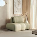 Ver imagem 1 de Sofá Modular Sumiê 80cm Esquerdo Orla CabeCasa MadeiraOriginals Verde Água