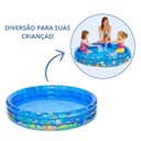 Ver imagem 2 de Piscina Infantil Inflável de Plástico Pequena 253l Wellmix