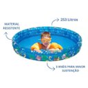 Ver imagem 3 de Piscina Infantil Inflável de Plástico Pequena 253l Wellmix