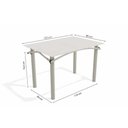 Ver imagem 3 de Mesa Cozinha Elba 120 + 6 Cad Holanda Niquel/Mar Kappesberg