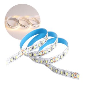 Fita Led Pro 5 Metros Taschibra 120 Leds por Metro 10w 24v Ip65 Luz Quente