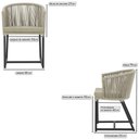 Ver imagem 2 de 7 Cadeiras de Jantar Área Noronha Preta E7 Trama Original Rami