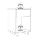 Ver imagem 6 de Kit 02 Mesa de Cabeceira 1 Gaveta 36 Cm B88 Branco Montana Novam