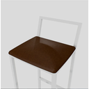 Ver imagem 3 de Bancada Cozinha Balcão Gourmet Branco 2 Banquetas Estofado Br