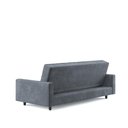 Ver imagem 3 de Sofá-Cama Nice 4 Lugares Reclinável 203cm Grafite Suede