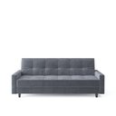 Ver imagem 2 de Sofá-Cama Nice 4 Lugares Reclinável 203cm Grafite Suede