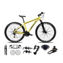 Ver imagem 1 de Bicicleta Aro 29 Absolute Nero 5 Freio Hidráulico K7 27v Garfo com Trava - Amarelo Tam.17