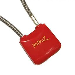 Cadeado Papaiz Urban Vermelho com Cabo de Aço 30/780 Mm - 3