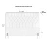 Cabeceira de Cama Box Casal Queen 158cm Pádua Couro - 4