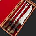 Ver mais imagens de Conjunto Sg Inox 5mm Edição Especial com Caixa de Madeira:8'' (20cm)