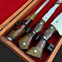 Ver imagem 7 de Conjunto Sg Inox 5mm Edição Especial com Caixa de Madeira:8'' (20cm)