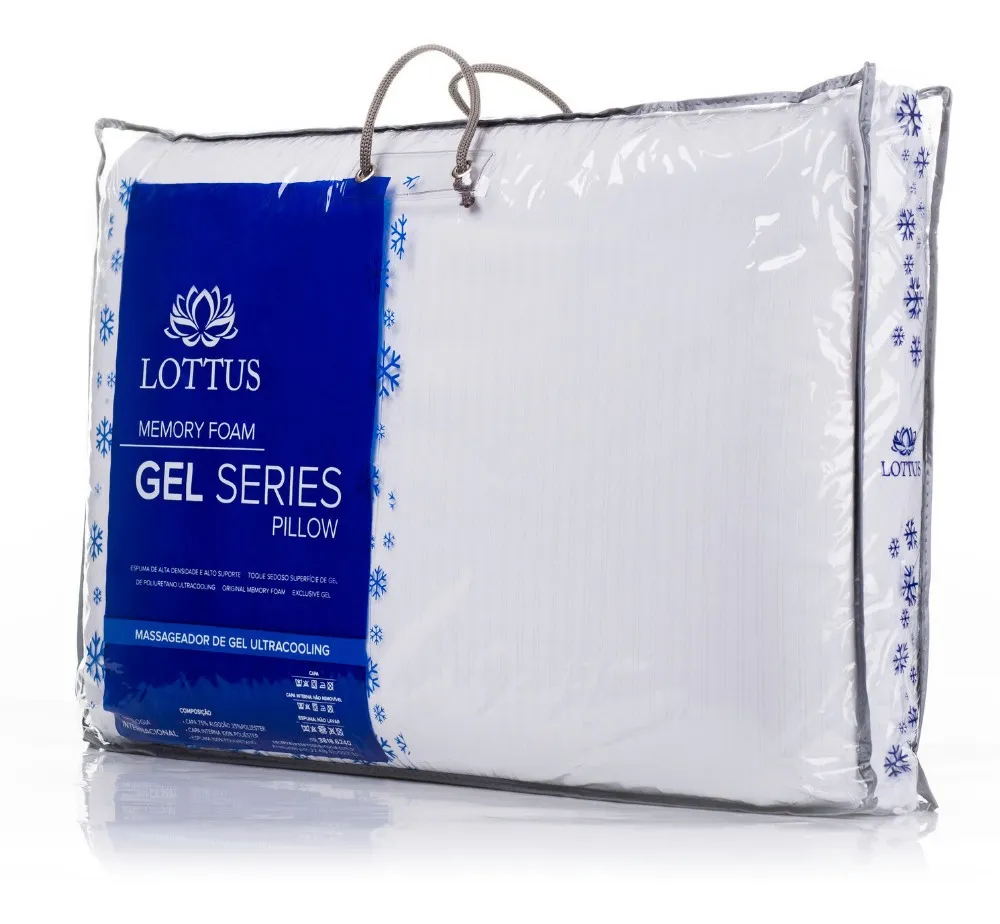 Travesseiro Lottus Gel Series Tradicional - 14x40x60 - 1