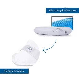 Travesseiro Lottus Gel Series Tradicional - 14x40x60 - 2