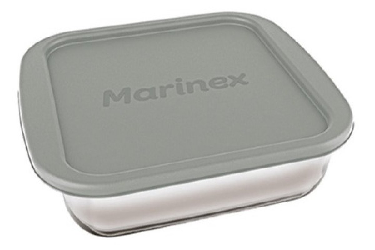 Conjunto Assadeiras De Vidro Com Tampa Marinex 02 Peças - 3