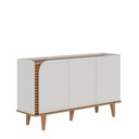 Ver imagem 1 de Aparador Buffet Jurere 136cm 3 Portas de Giro - Ssx Multicoisas