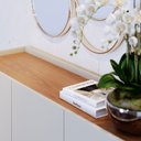 Ver imagem 4 de Aparador Buffet Jurere 136cm 3 Portas de Giro - Ssx Multicoisas