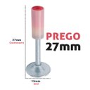 Ver imagem 3 de Prego Finca Pino Rebite de Fixação Alvenaria Telas Forros 27mm - 50 Unidades