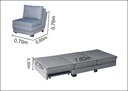 Ver imagem 6 de Poltrona Cama Reclinável Modelo Mova_mm que Se Transforma em Sofá Cama Resistente e Confortável em S
