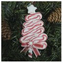 Ver imagem 1 de Kit 8 Enfeite Pendente para Árvore de Natal Pinheirinho 13,5cm