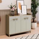 Ver imagem 2 de Buffet 4 portas Guarapari Rimo Carvalho/Off White