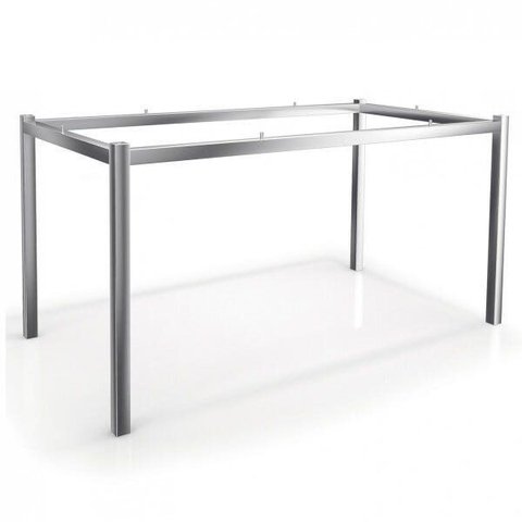 Base de Metal para Mesa de Jantar 148cm Reno Prata