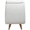 Ver mais imagens de Poltrona de Amamentação Fixa Pés Manu Sky D02 Linho Branco C-419 - Lyam Decor