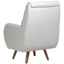 Ver imagem 7 de Poltrona de Amamentação Fixa Pés Manu Sky D02 Linho Branco C-419 - Lyam Decor