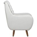 Ver imagem 6 de Poltrona de Amamentação Fixa Pés Manu Sky D02 Linho Branco C-419 - Lyam Decor