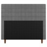 Cabeceira Cama Box Casal King Size Parisis 195cm Suede Cinza - Abmaza - 3