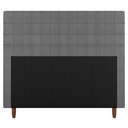 Ver imagem 3 de Cabeceira Cama Box Casal King Size Parisis 195cm Suede Cinza - Abmaza