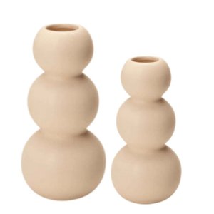 Vaso de Cerâmica Fendi - Nude Fosco