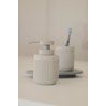 Porta Sabonete Líquido Canelado em Cimento Gray - 150ml - 2