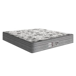 Cama Box Baú King 193 Bipartido Tecido Sintético Branco Com Colchão de Molas Ensacadas Evolution - P - 3