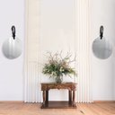 Ver imagem 2 de Espelho Decorativo Hole Alça Sisal Preta 50 cm Redondo