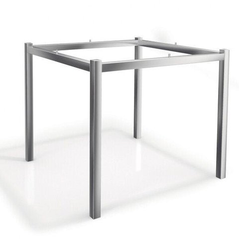 Base de Metal para Mesa de Jantar 88cm Reno Prata