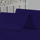 Ver imagem 4 de Kit Fronhas Nobre 2 Peças 50cm X 70cm Malha 100% Algodão - Roxo