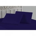 Ver imagem 1 de Kit Fronhas Nobre 2 Peças 50cm X 70cm Malha 100% Algodão - Roxo
