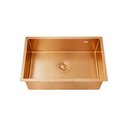 Ver imagem 1 de Cuba Cozinha Gourmet Completa 50x40 Nano Aço Inox 304 Escovado Rose Brinovar