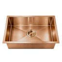Ver imagem 5 de Cuba Cozinha Gourmet Completa 50x40 Nano Aço Inox 304 Escovado Rose Brinovar