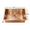 Ver mais imagens de Cuba Cozinha Gourmet Completa 50x40 Nano Aço Inox 304 Escovado Rose Brinovar
