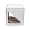 Nicho para Gatos Branco Triângulo com Colchão Ferpa Design - 7